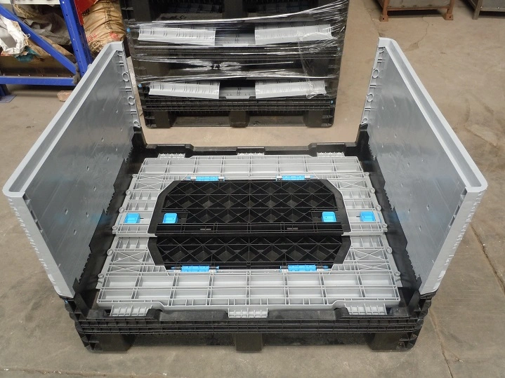 Folding Plastic Pallet Container for Storage and Logistics