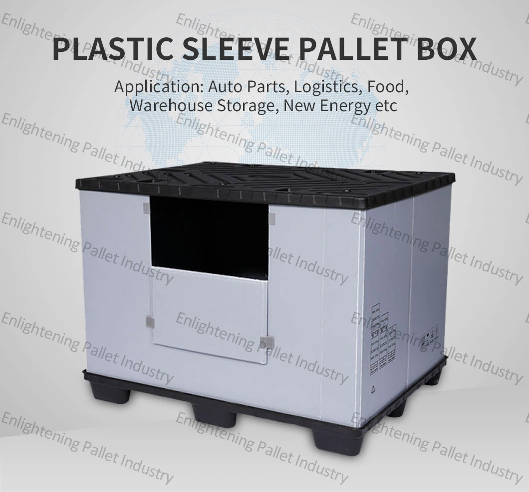 Customized PP Easy-Folding Plastic Pallet Container for Sale