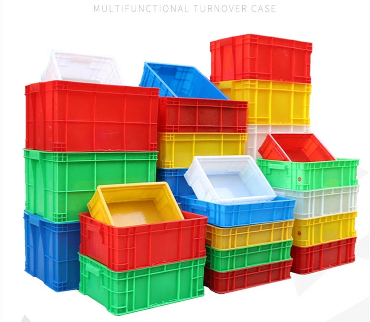 Manufacturer Warehouse Industrial Crates Stackable Plastic Container Turnover Box
