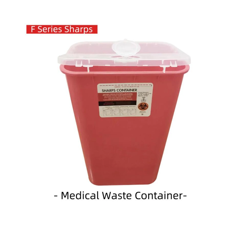 Infectious Medical Biohazard Wastes&prime;container Tattoo Disposal Waste Box Plastic Bin