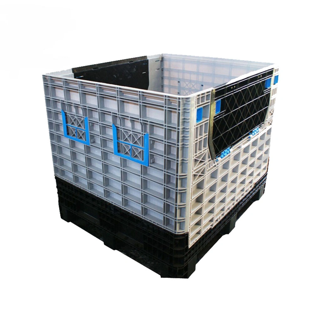 Wholesale Storage 1200*1000*860 Foldable Plastic Pallet Container