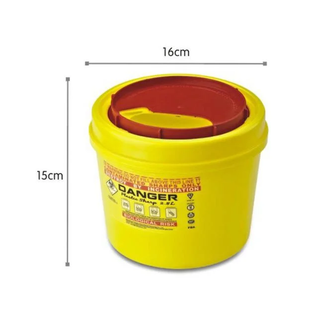 Hot Sale 0.7L Medical Disposable Sharp Container Box Waste Container