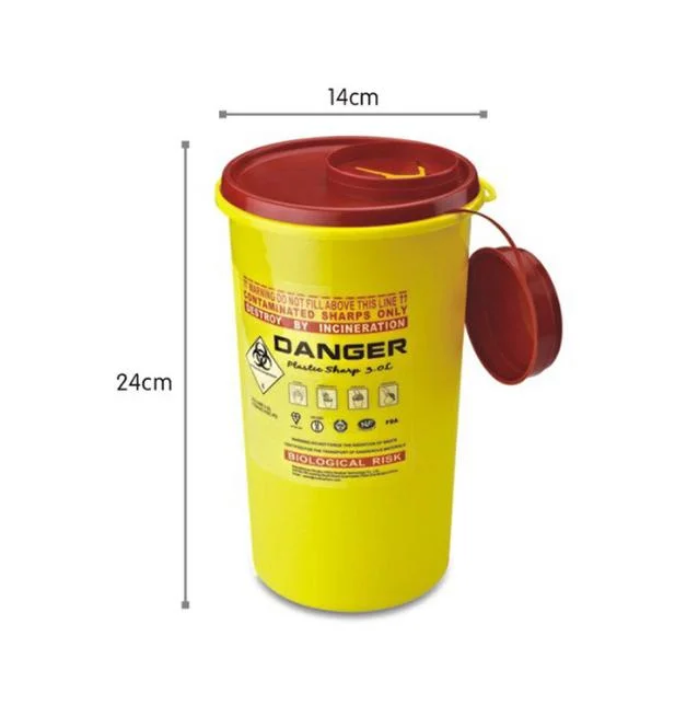 Hot Sale 0.7L Medical Disposable Sharp Container Box Waste Container