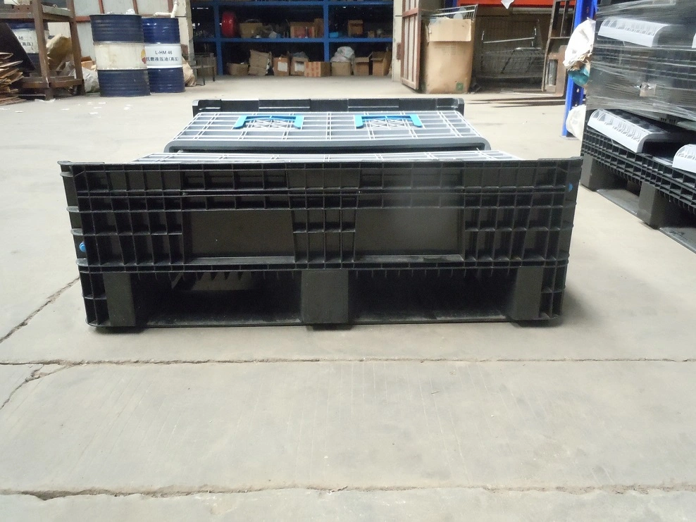 Folding Plastic Pallet Container for Storage and Logistics