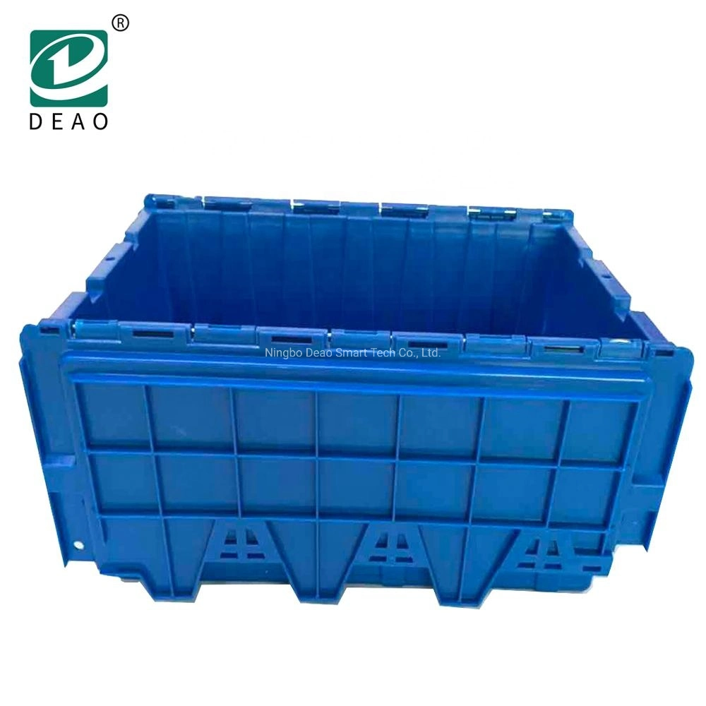 Plastic Stackable Container and Nestable Shipping Crate Turnover Box