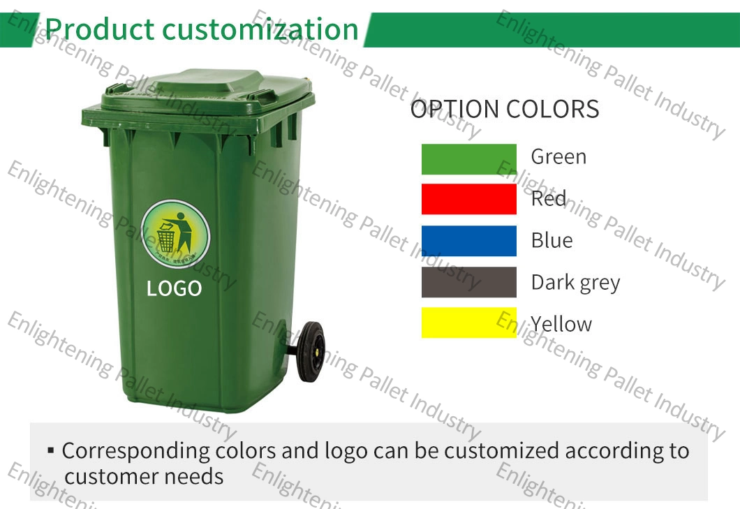 Manufacture 100/120/240/360 Litre Large Big Outdoor Public Kitchen Hospital Street Eco-Friendly Industrial Recycle Medical Garbage Plastic Waste Bin with Pedal