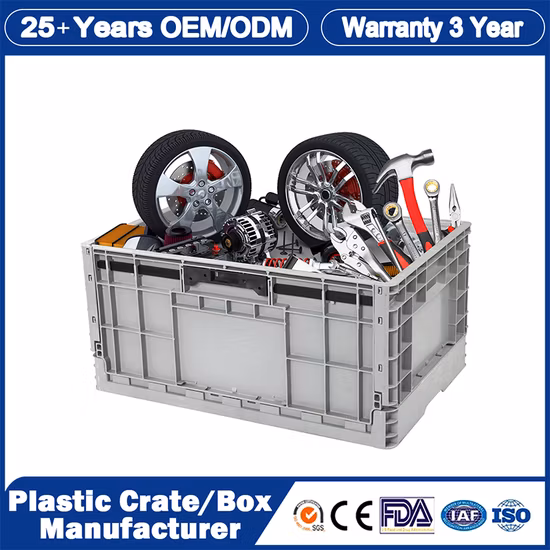 Stackable and Nestable Plastic Solid Box