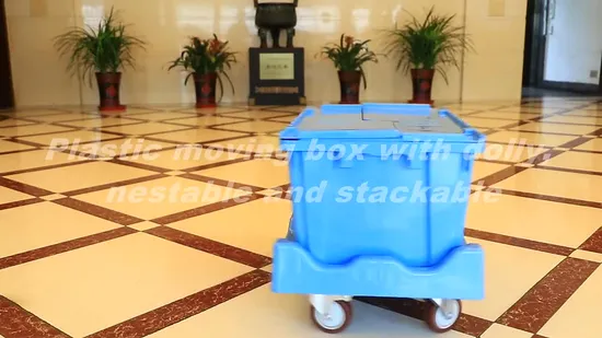 Stackable and Nestable Plastic Solid Box
