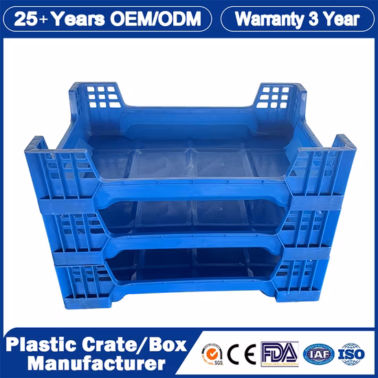 Stackable and Nestable Plastic Solid Box