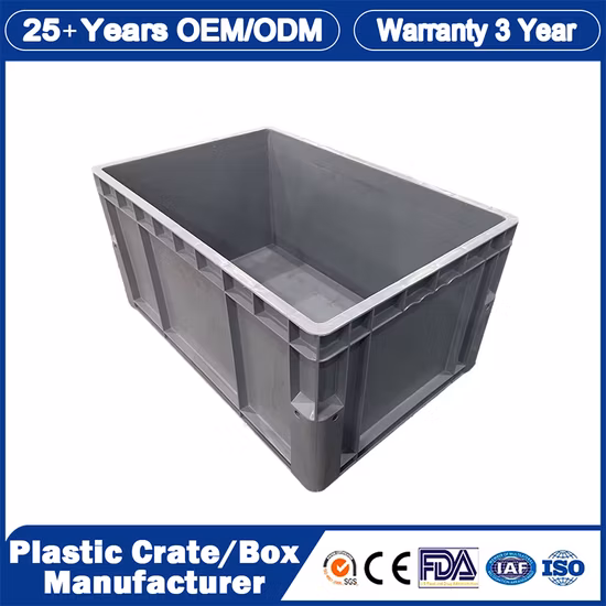 Stackable and Nestable Plastic Solid Box