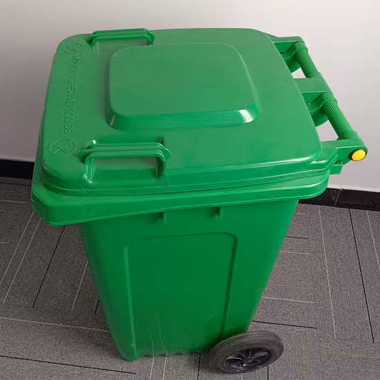 Outdoor Trash Can Medical Waste Dustbin Plastic Garbage Bin