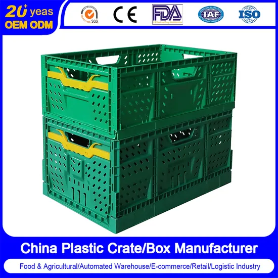 Plastic PP Nestable & Stackable Moving Box Turnover Box with Lid