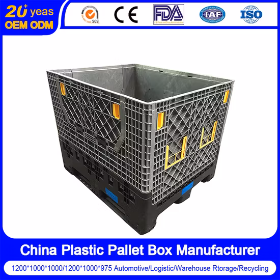 Plastic Storage Pallet Box Container for Sale