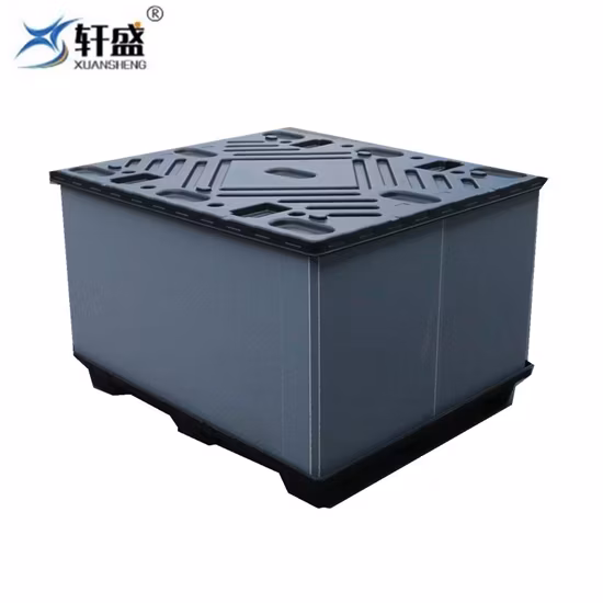 Collapsible Plastic Pallet Box, Easy Logistics Storage Container