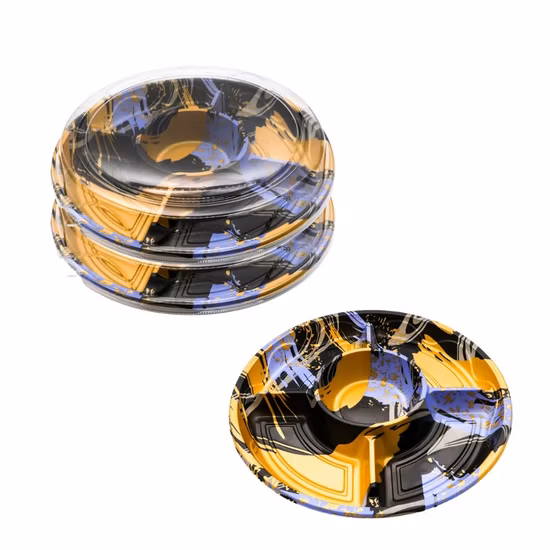 FDA/EU Rectangle Sushi Packaging Plastic Food Box with Lid